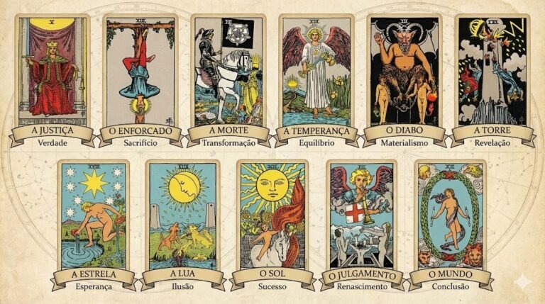 Arcanos Maiores: O Que São e Como Interpretá-los - Blog do Tarot: Tarô ...