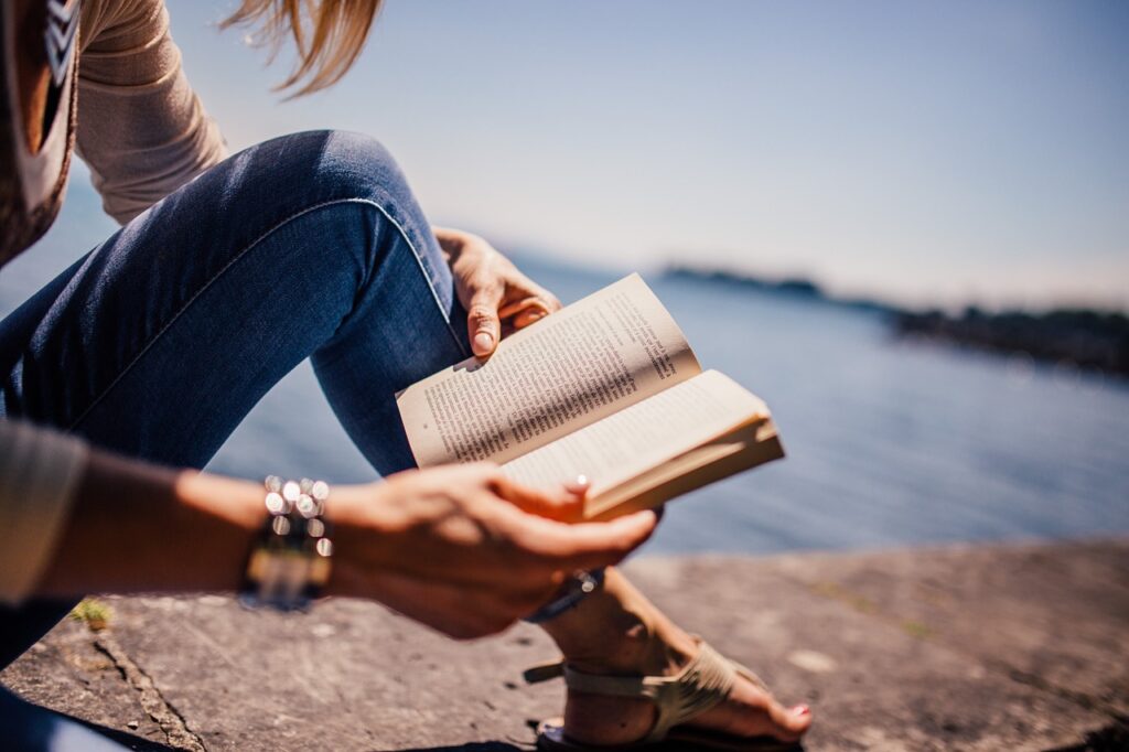 reading, book, girl, woman, sunshine, lake, novel, open book, read, leisure, hobby, reading, reading, reading, reading, nature, reading, book, book, read