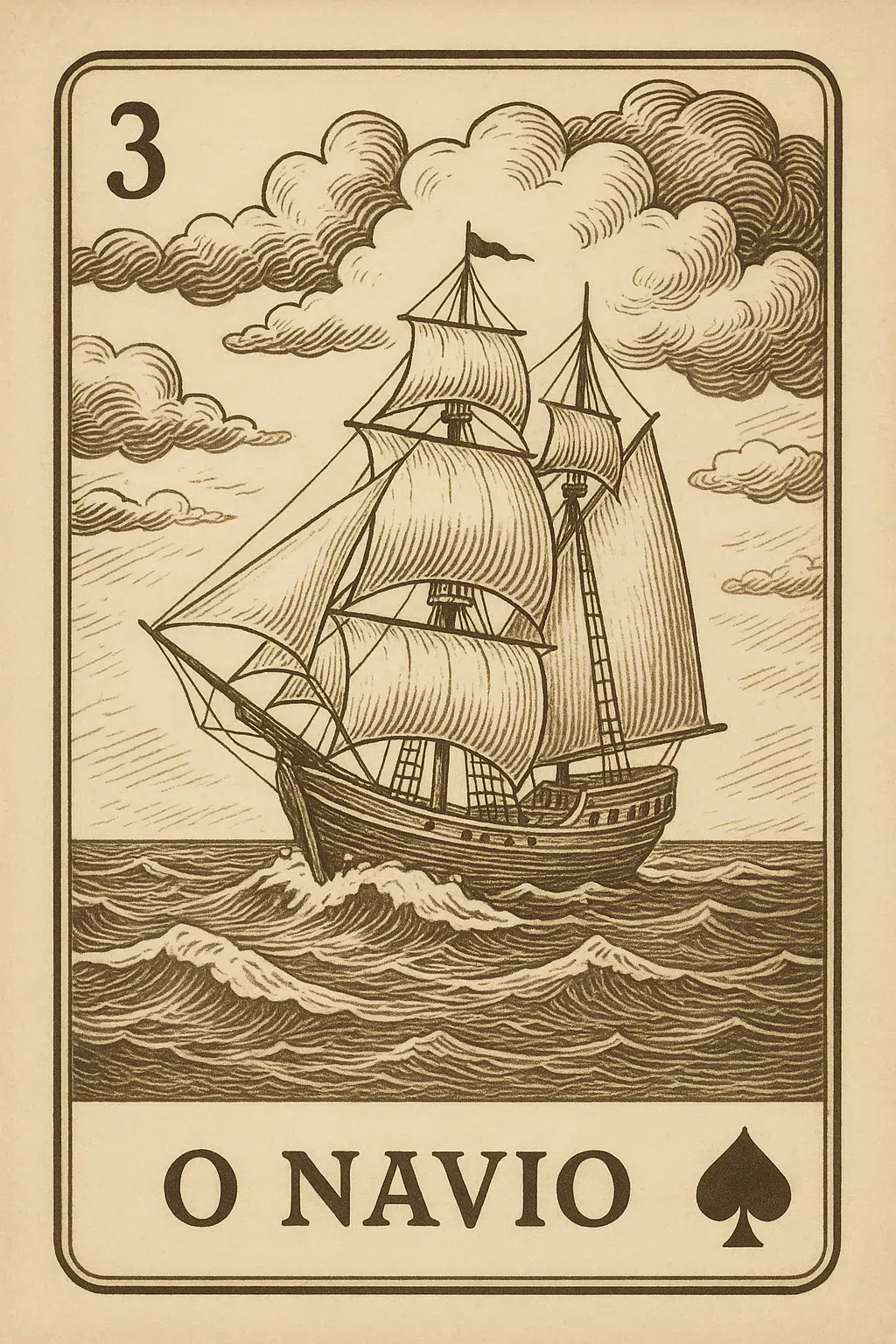 carta 3 baralho cigano