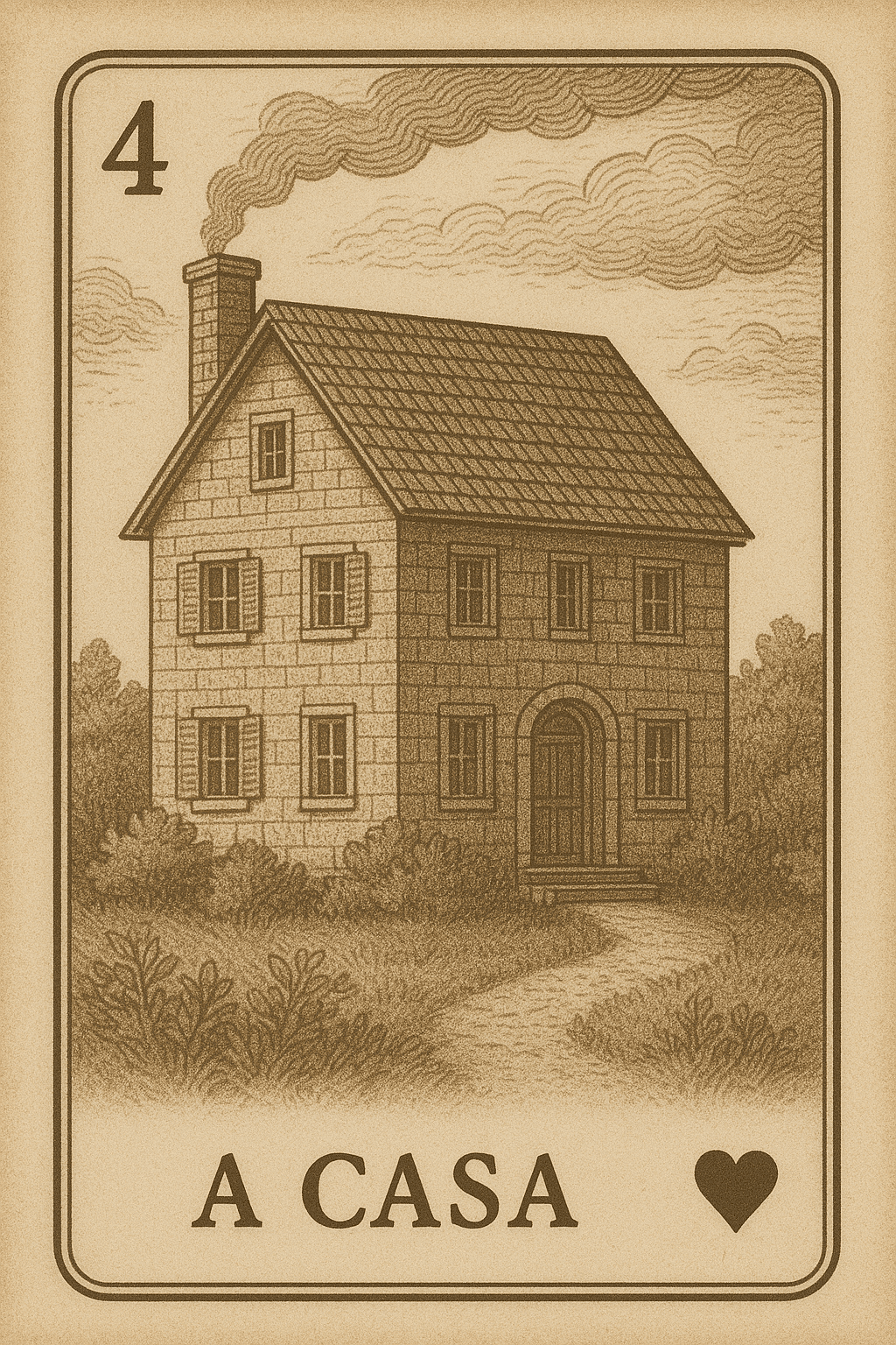 carta 4 baralho cigano