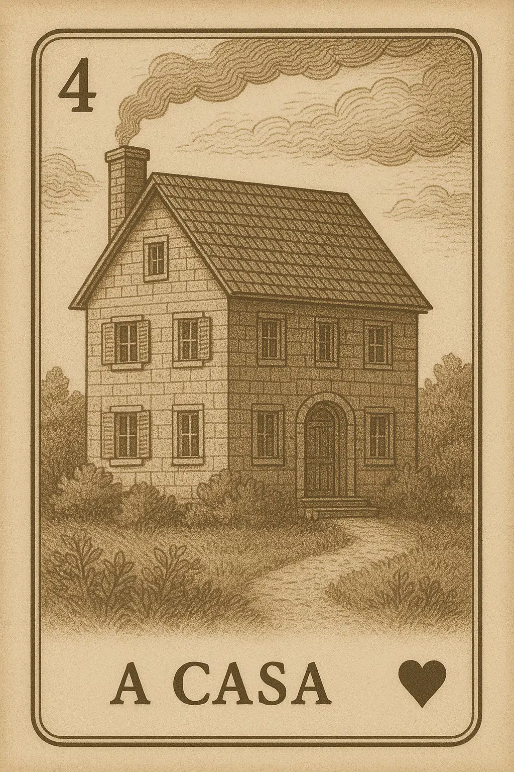 carta 4 baralho cigano