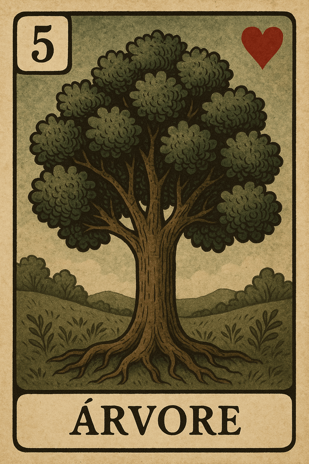 carta 5 baralho cigano