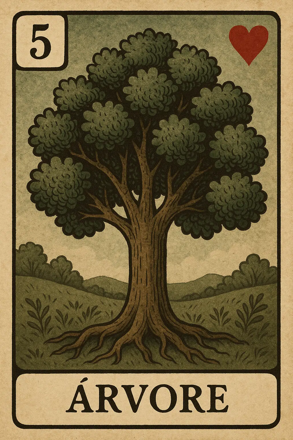 carta 5 baralho cigano