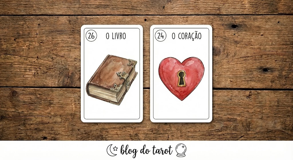 Carta 26 Baralho Cigano Combinações