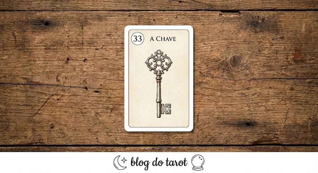 carta 33 Baralho Cigano Combinações