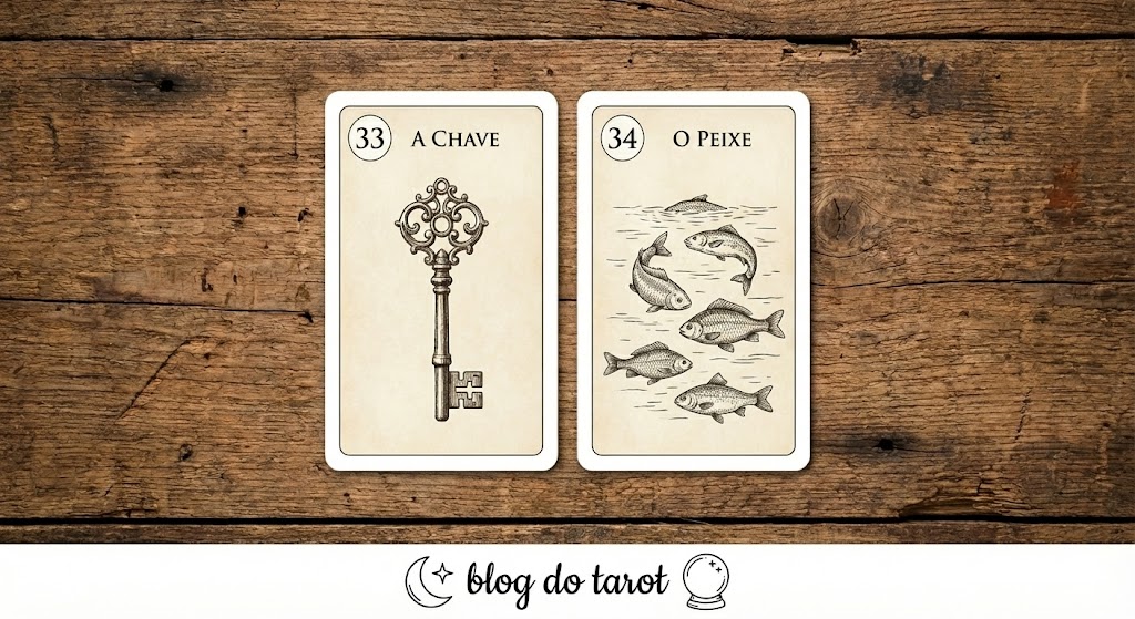 Carta 33 Baralho Cigano Combinações