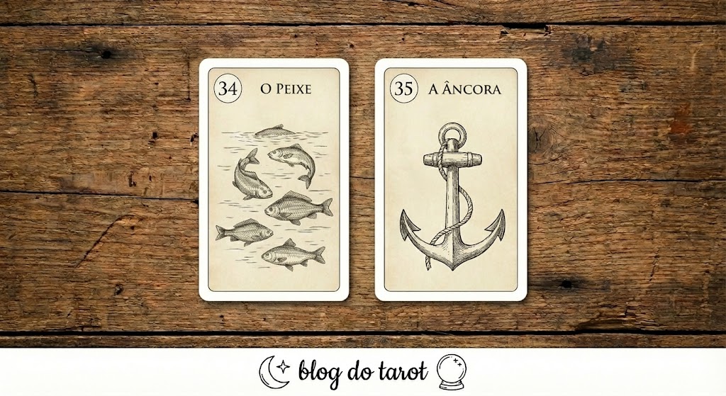 Carta 34 Baralho Cigano Combinações_