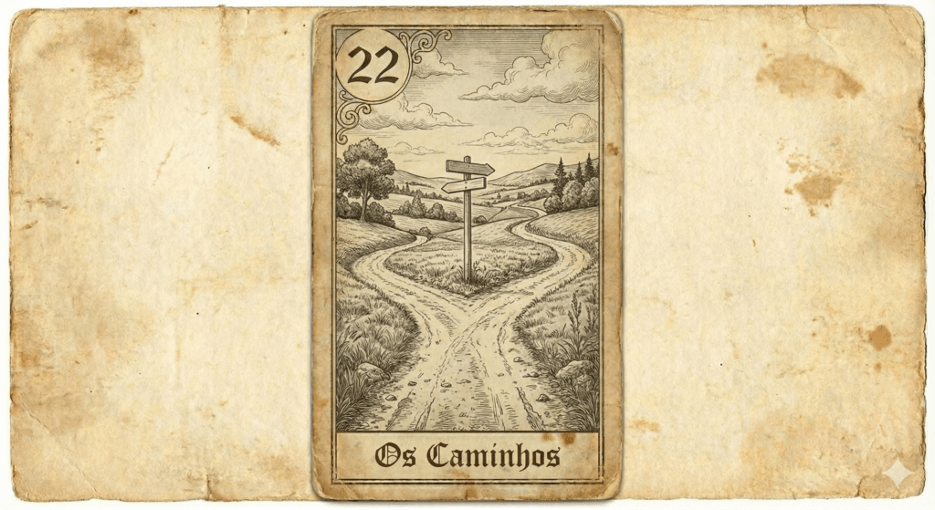 carta 22 baralho cigano