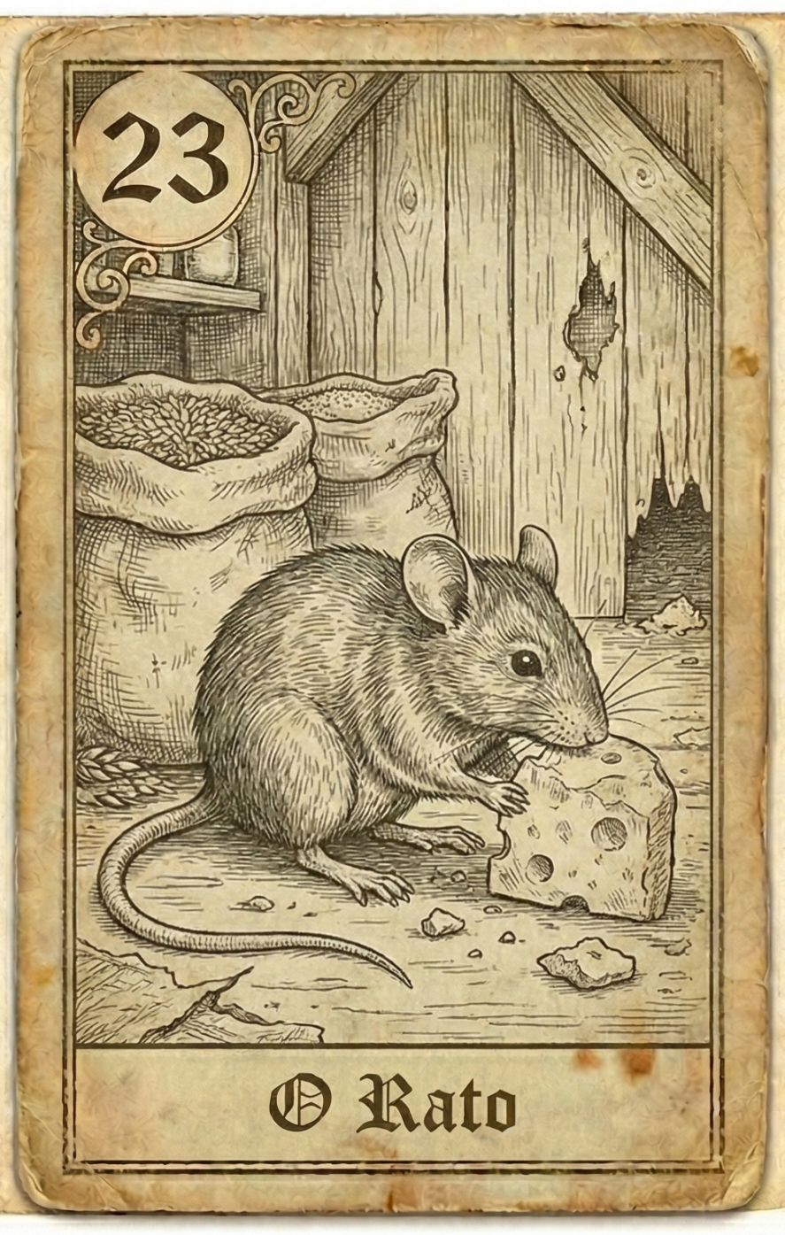 carta 23 baralho cigano