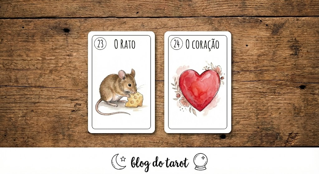 carta 23 baralho cigano combinações_