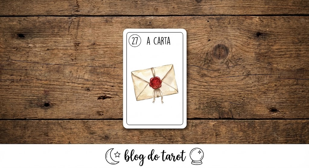 Carta 27 Baralho Cigano combinações