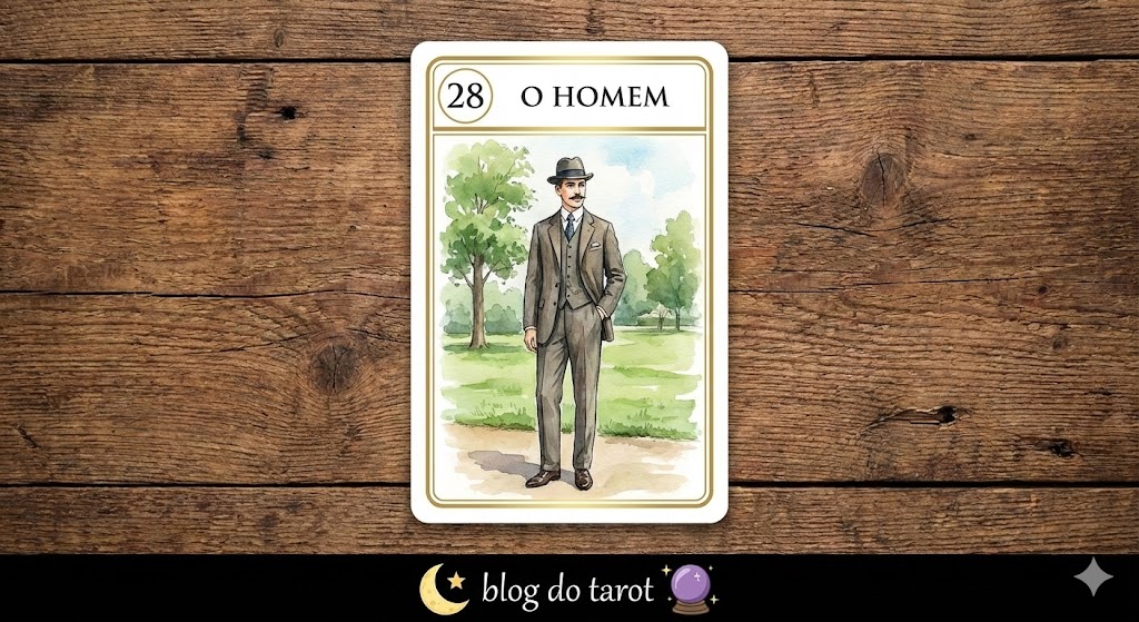 Carta 28 Baralho Cigano Combinações