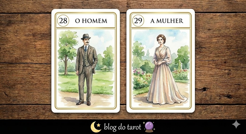 Carta 28 Baralho Cigano Combinações_