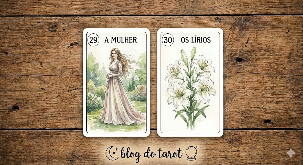 Carta 29 Baralho Cigano Combinações _