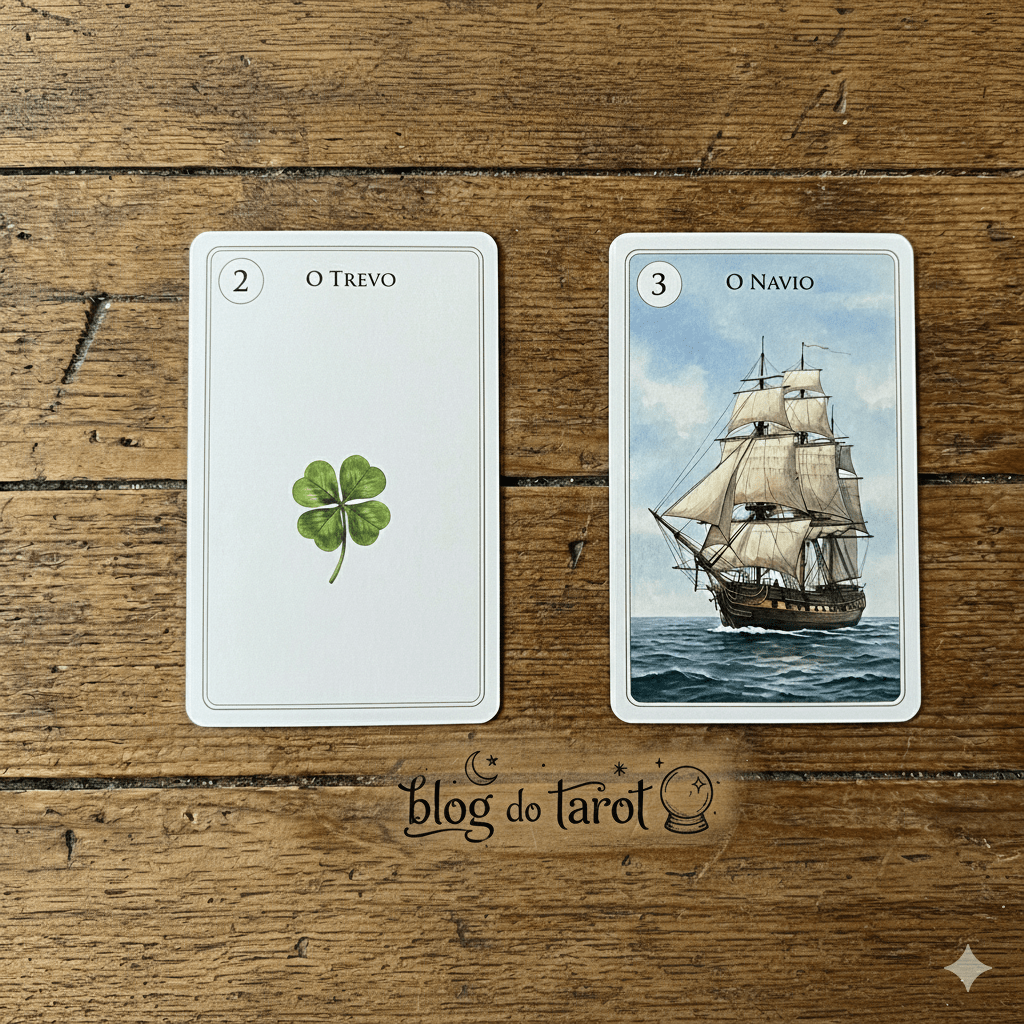 carta 2 baralho cigano combinacoes 