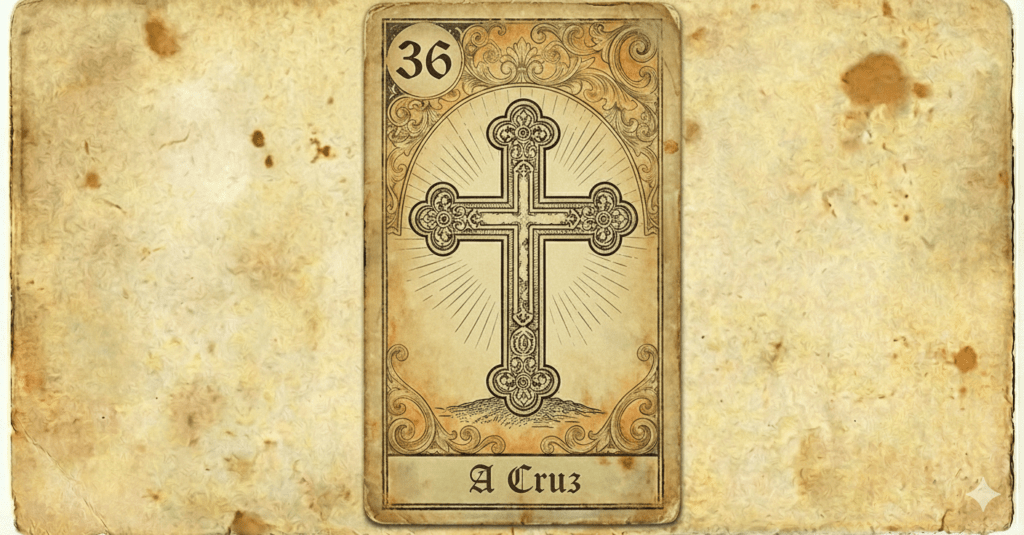 carta_36_baralho_cigano - A Cruz