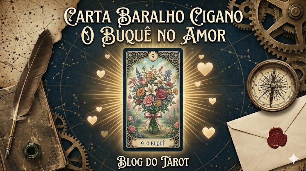 Carta Baralho Cigano o Buquê